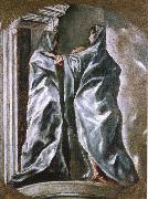 El Greco The Visiation oil on canvas